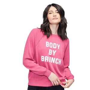 WILDFOX "Body By Brunch" Sommer Sweater Small NWT*